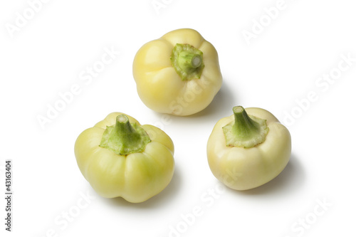 White bell peppers