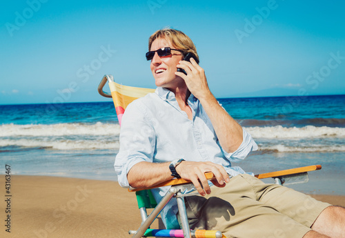 Business man on the beach © EpicStockMedia
