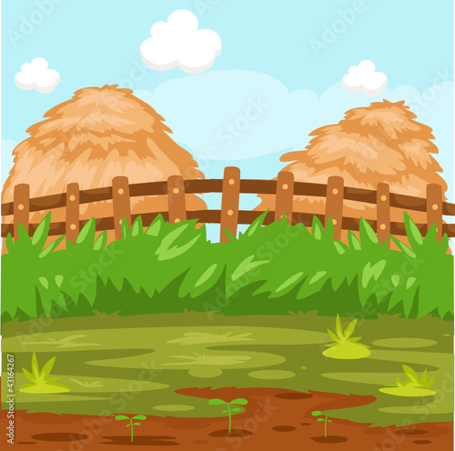 landscape straw