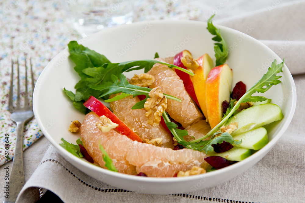 Apple ,Grapefruit and Rocket salad Apple ,Grapefruit and Rocket salad
