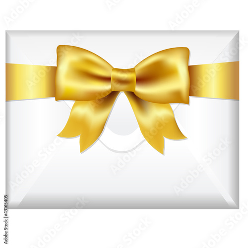 Envelope With Golden Bow
