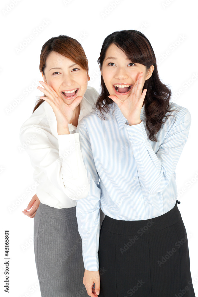 Beautiful young business women Beautiful young business women