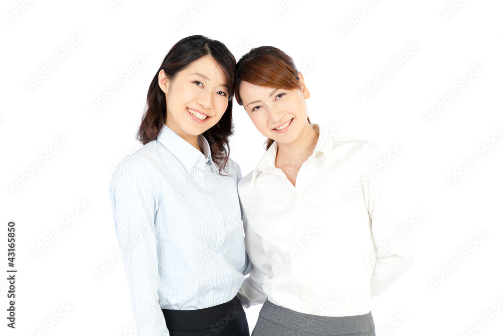 Beautiful young business women Beautiful young business women