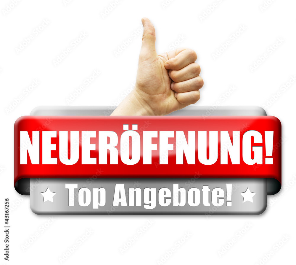 Neueröffnung! Button,Icon Neueröffnung! Button,Icon
