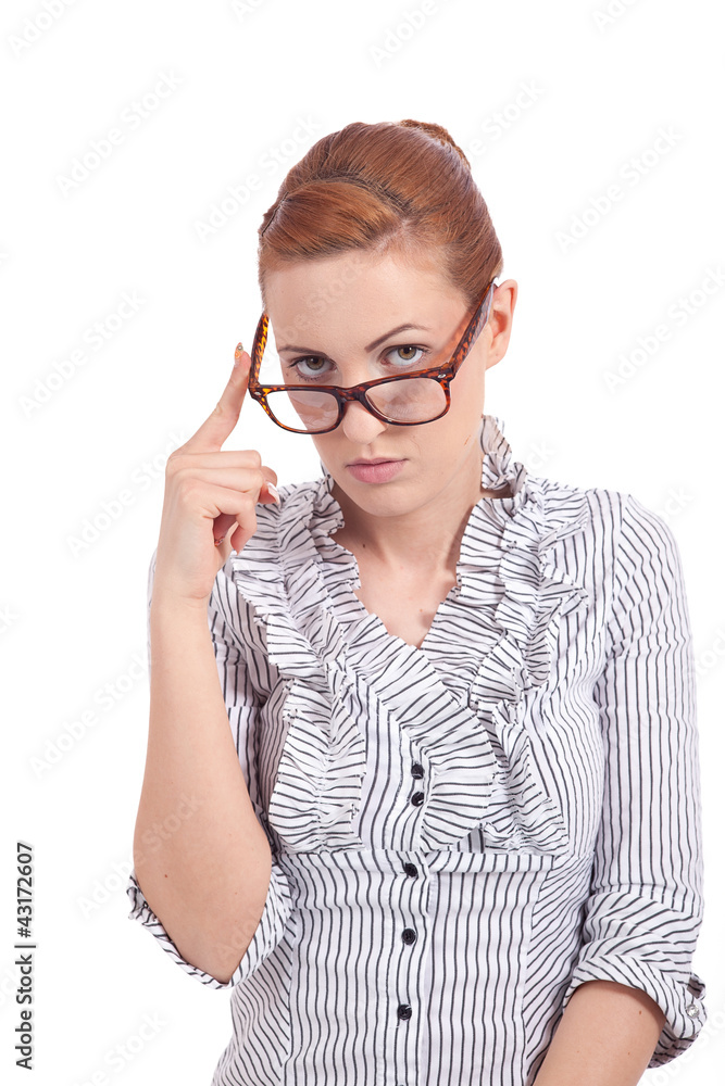Junge erfolgreiche Frau im eleganten Freizeitlook Junge erfolgreiche Frau im eleganten Freizeitlook