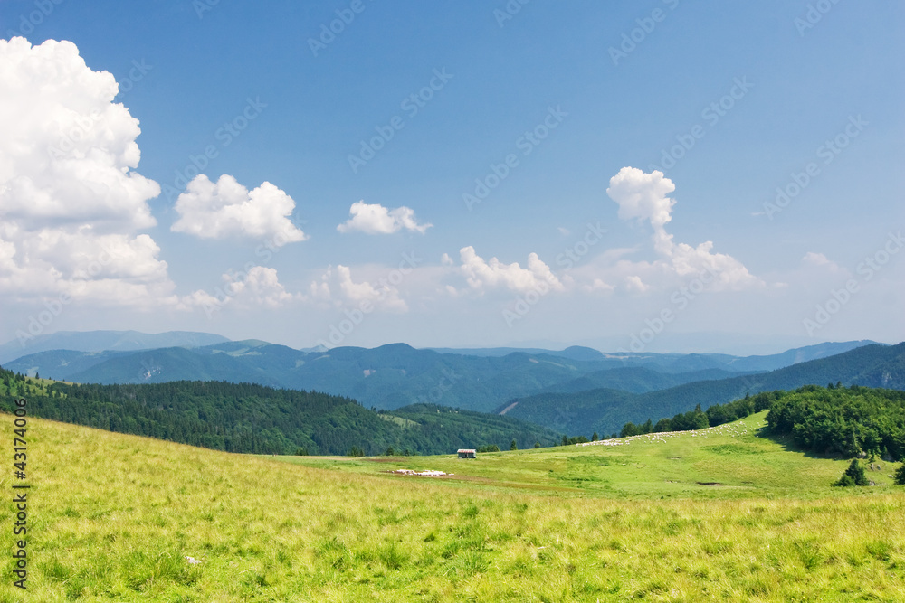 Fototapeta premium Mountain ridge-Nat. park Greater Fatra-Slovakia/Europe