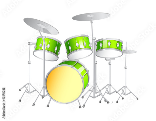 vector icon drum