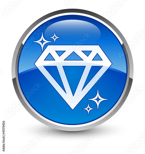 Diamond glossy icon
