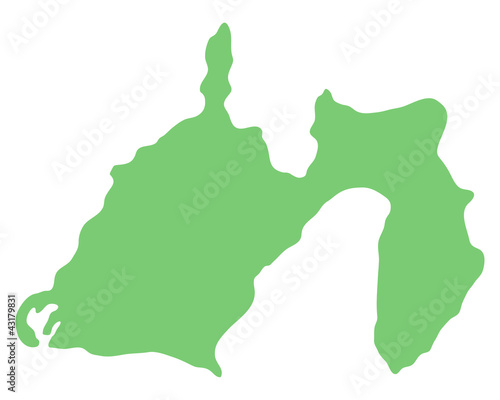 静岡県の地図