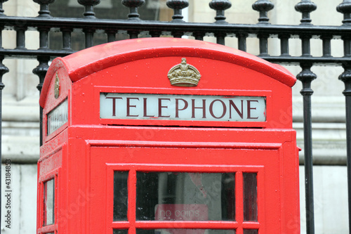London red telephone box