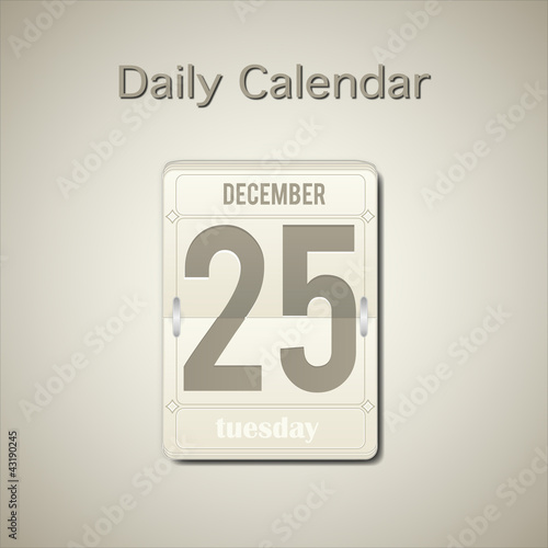Daily calendar