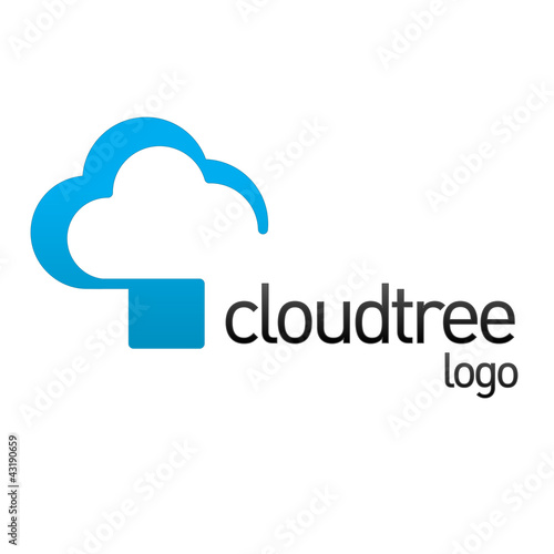 Cloud tree logo