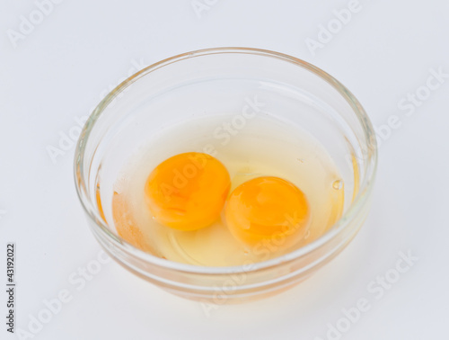 Egg yolk .