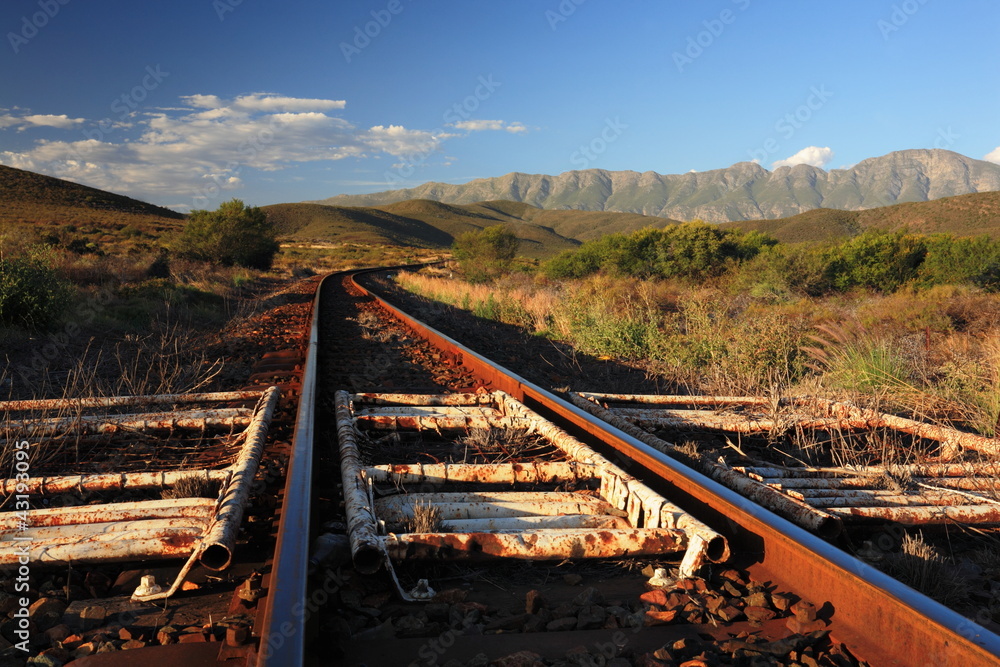 Railway to mountains