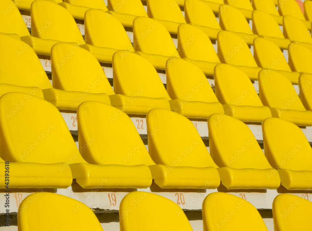 Naklejka premium Stadium seats