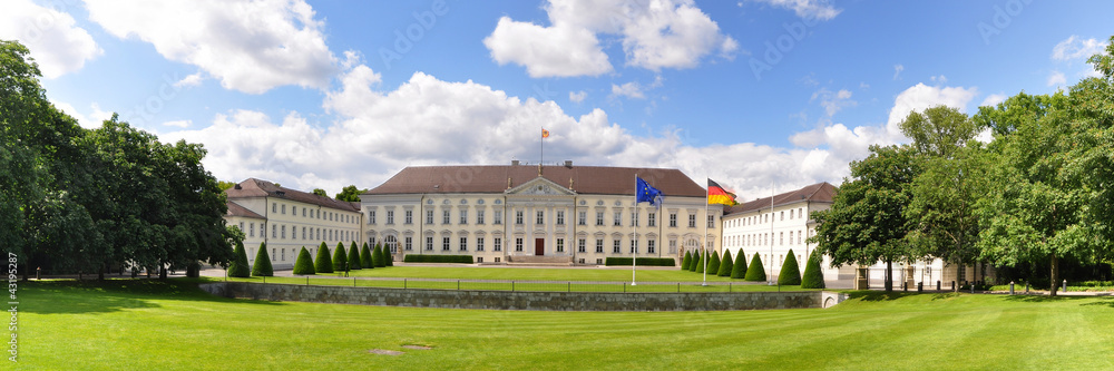 Panoramafoto Berlin, Schloss Belvue Panoramafoto Berlin, Schloss Belvue