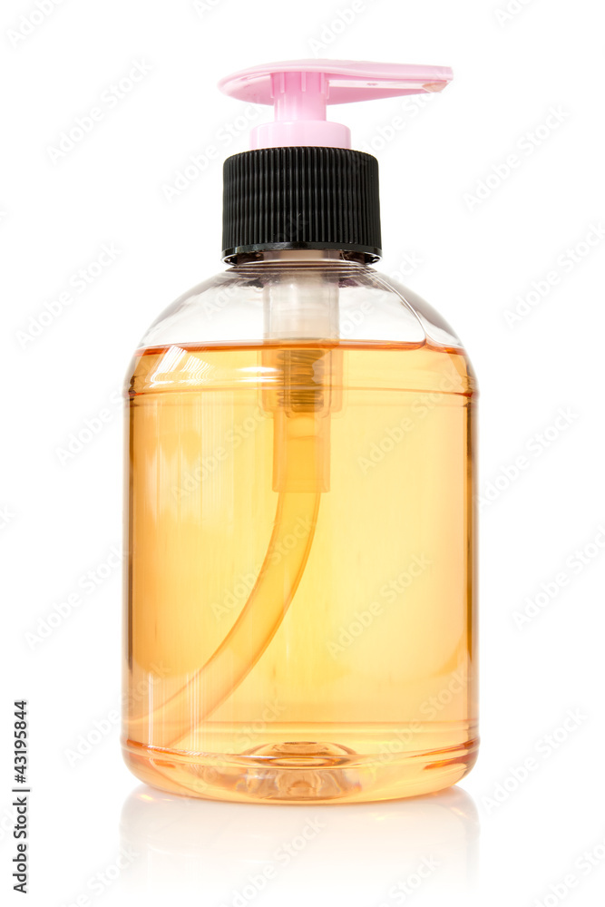 transparent bottle with liquid transparent bottle with liquid