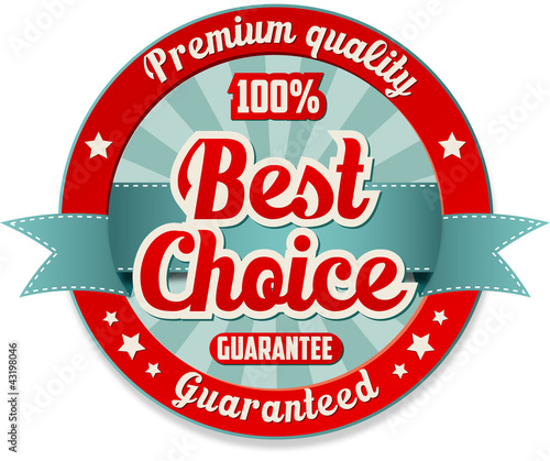 best choice sticker