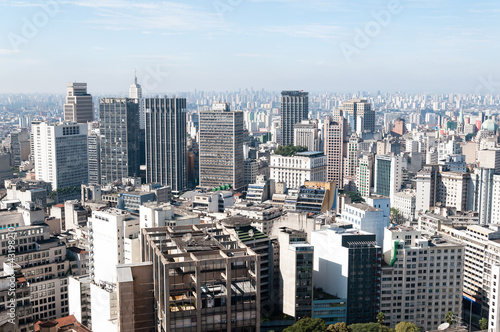 Sao Paulo city  view of buildings in the capital. Brazil.