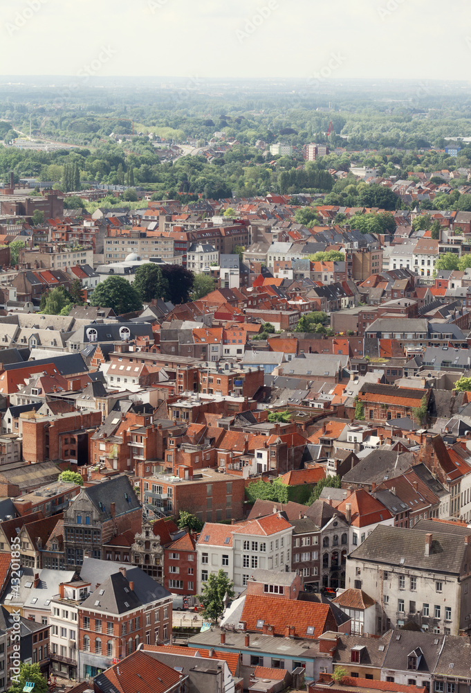 View of the city of Malines (Mechelen), Belgium