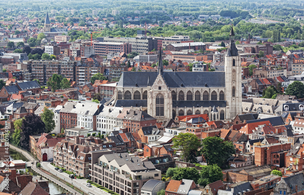 View of the city of Malines (Mechelen) , Belgium
