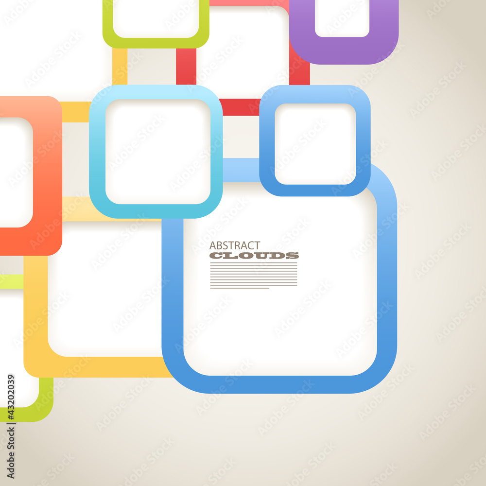 Abstract Background of color boxes with blank area for any conte Abstract Background of color boxes with blank area for any conte