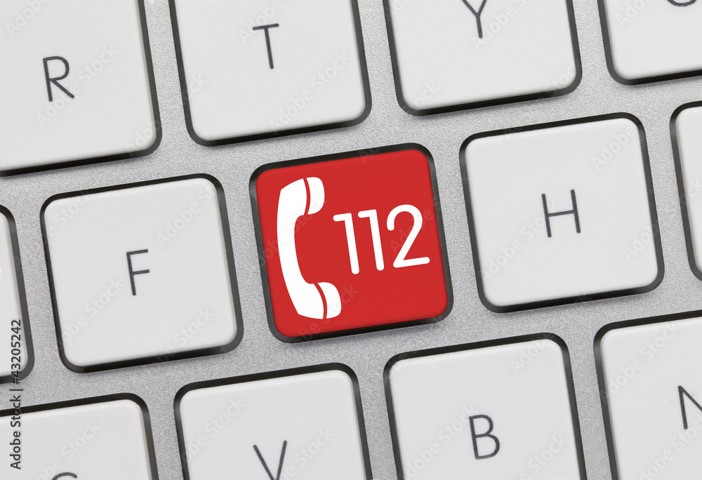 112 Emergency telephone number keyboard 112 Emergency telephone number keyboard