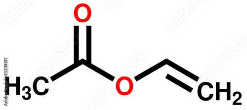 Vinyl acetate structural formula