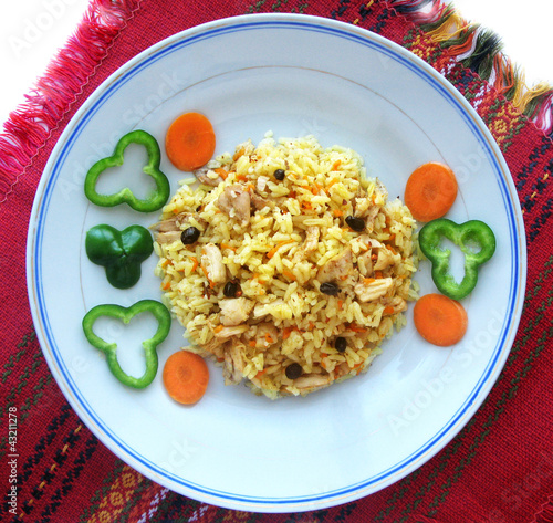 pilaf with chicken