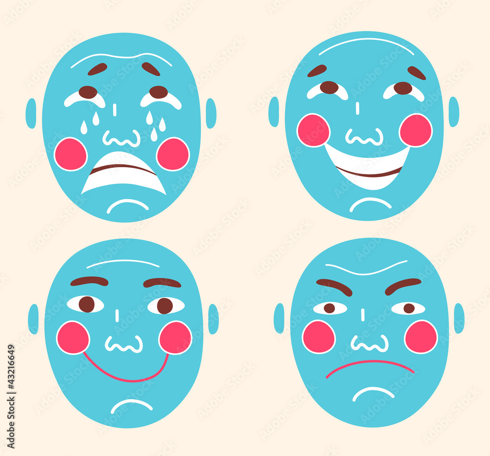 Obraz premium emotional faces