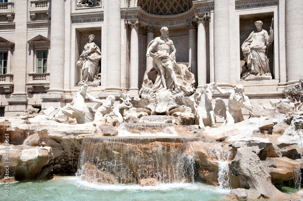 Rom Trevibrunnen Fontana di Trevi