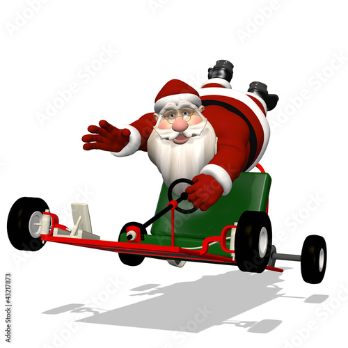 Santa Runaway Go Kart