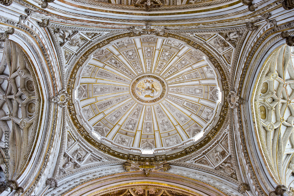Mezquita Cathedral Dome Ceiling