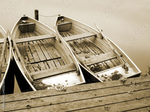 Photos Boot am See 26, sepia
