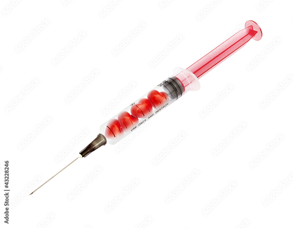 Fototapeta premium Medical syringe