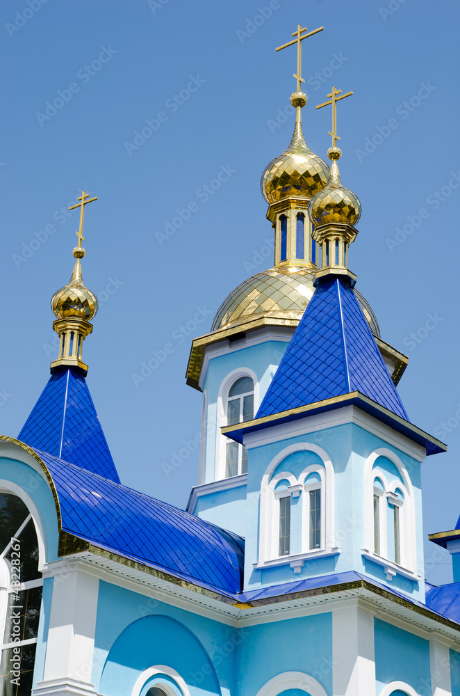 Domes of an orthodox temple
