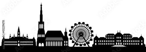 Wien Skyline Wahrzeichen