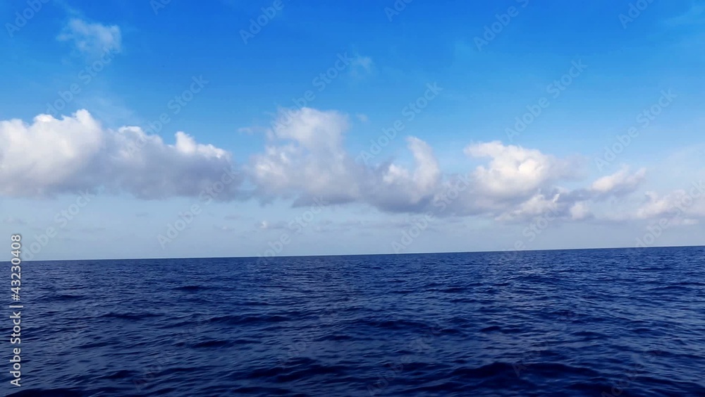 saling in deep wavy blue mediterranean sea saling in deep wavy blue mediterranean sea