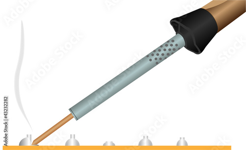Electric soldering iron