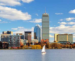 Boston Back Bay Skyline
