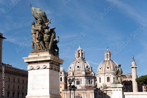 Rom Nationaldenkmal Viktor Emanuel II Detail © steschum