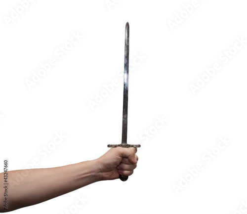 Sword in hand