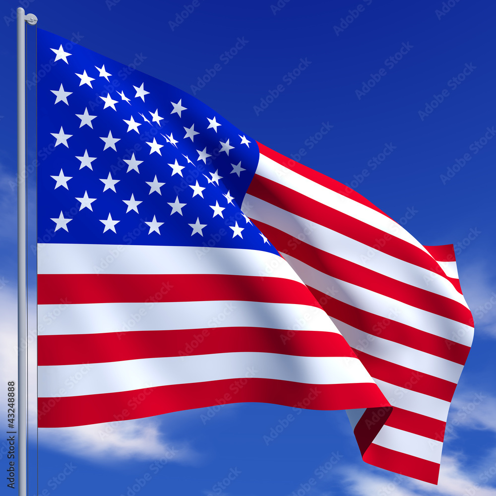 Fototapeta premium Flag USA