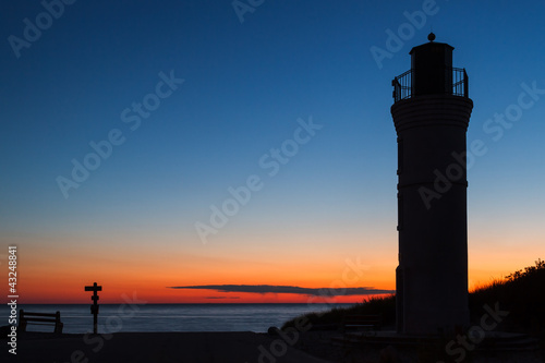 Lighthouse and Dramatic Sky