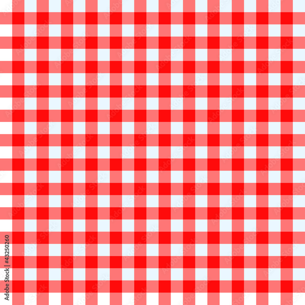 Red and white tablecloth Red and white tablecloth