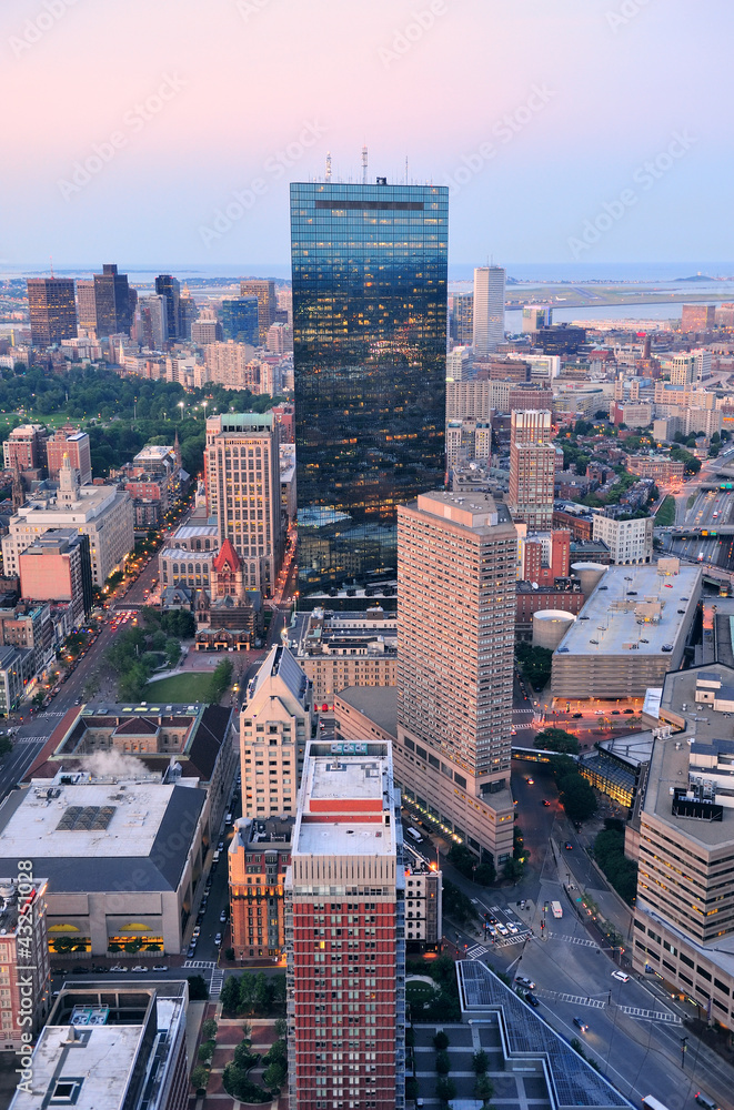 Naklejka premium Boston cityscape