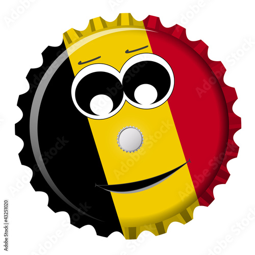 Belgien Kronkorken Smiley