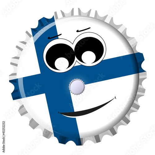 Finnland Kronkorken Smiley