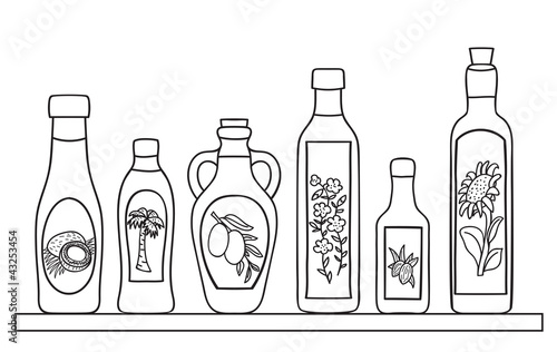 Set of natural oils