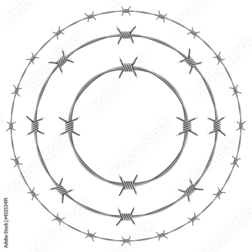 Barbed wire